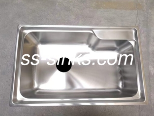 ชิ้นเดียวสี่เหลี่ยม polite สแตนเลสสแตนเลส Single Bowl Sink