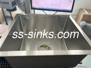 สแตนเลส Single Bowl ห้องครัวสระย่าง Undermount สําหรับห้องครัวที่ทันสมัยและใช้งาน