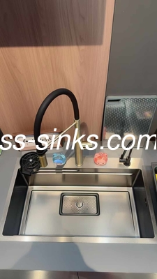 สแตนเลส 304 บาร์ ชามเดียว Modern Top Mount Kitchen Sink