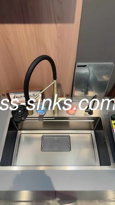 สแตนเลส 304 บาร์ ชามเดียว Modern Top Mount Kitchen Sink