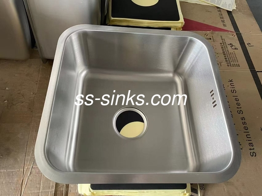 40 * 40cm ตาราง Single Bowl Undermount ซิงค์ง่ายที่จะติดตั้งสําหรับตู้
