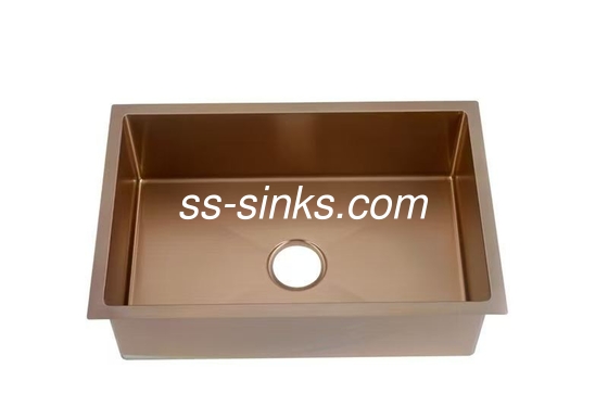 กล่องทองแดง Undermount สแตนเลสสระว่ายน้ําครัวกับ OEM ขนาดภายใน