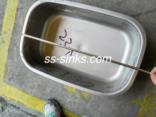 ตู้ Undermount สแตนเลสครัว อ่างล้างสระ 220mm ความลึกสําหรับผู้จําหน่ายอ่างล้างสระและผลิตภัณฑ์ ความลึก 220mm