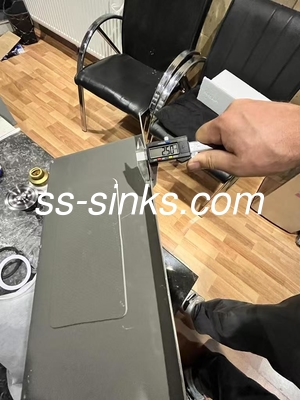 780*430mm ฯลฯ สถานที่สร้างที่ทันสมัย สี่เหลี่ยม ห้องครัว