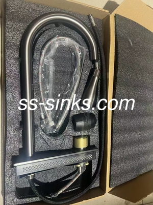 สี่เหลี่ยม Brushed Single Bowl Undermount Sink กับพื้นผิวเรียบและสะอาดง่าย