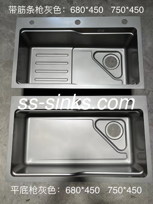 1 Bowl Topmount สระจานครัวที่มี 18/10 โครเมียม / นิเคิล สแตนเลส สแตนเลส
