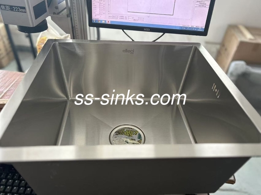 สแตนเลส Single Bowl ห้องครัวสระย่าง Undermount สําหรับห้องครัวที่ทันสมัยและใช้งาน