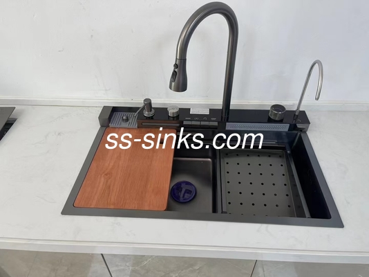 1 Bowl Top Mount Sink ขนาด 33*22 นิ้ว สําหรับการจัดทําครัว
