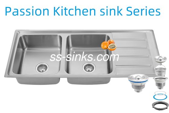 1200 X 500 มม มุมสแตนเลสสแตนเลสห้องครัว อ่างล้างส้วมด้านหลัง