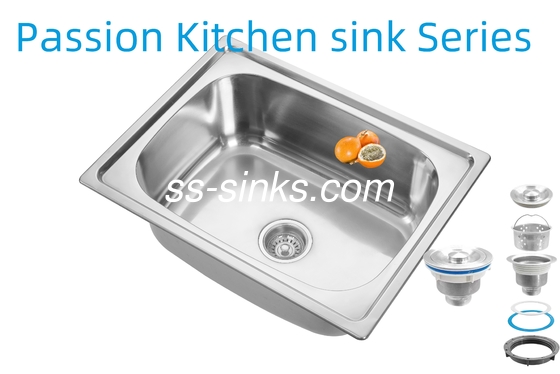 ความลึกของถ้วย 21 ซม. กางเกงสแตนเลส ถังครัว 3.5 นิ้ว