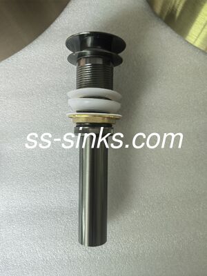 อ่างล้างหน้าสแตนเลส 304 กลม 3 มม. สำหรับห้องน้ำ พร้อมก๊อกน้ำ (สี OEM)