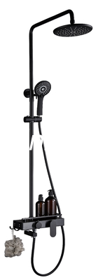 โรงแรม Chrome Single Handle SUS304 ฝักบัวติดผนังเหล็ก